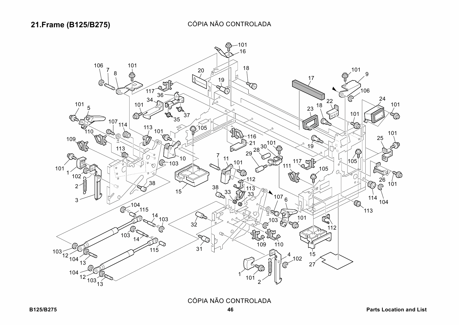 RICOH Aficio 240W B125 B275 Parts Catalog-6